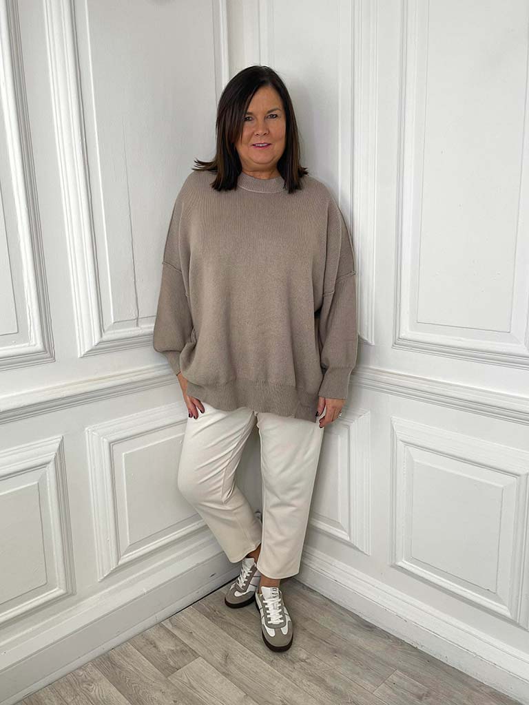 Malissa J Ponte Cigarette Trousers - Pearl