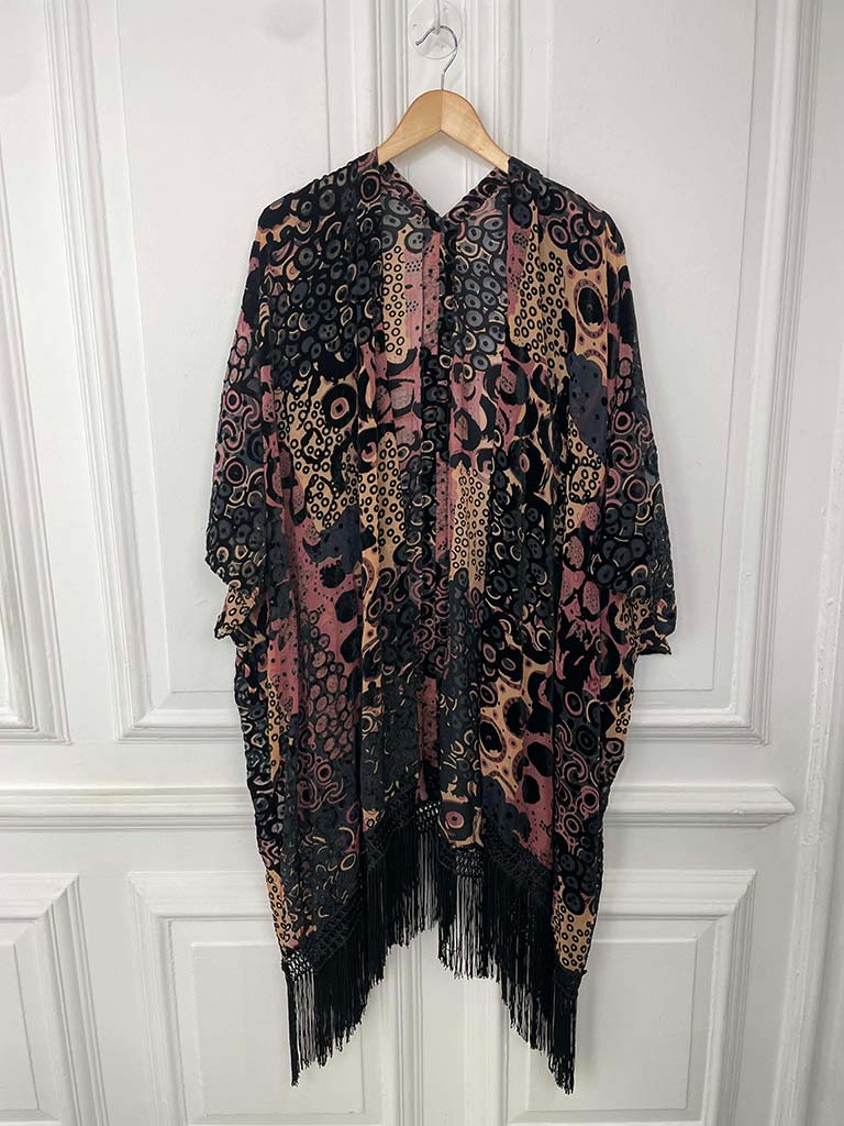 Malissa J Devoré Fringed Throwover