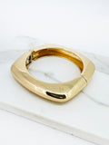 Envy Squared Bangle - Gold