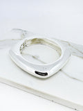 Envy Squared Bangle - Silver