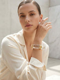 Envy Resin Wrap Bangle - Crystal