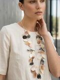 Envy Teardrop Rope Necklace - Natural
