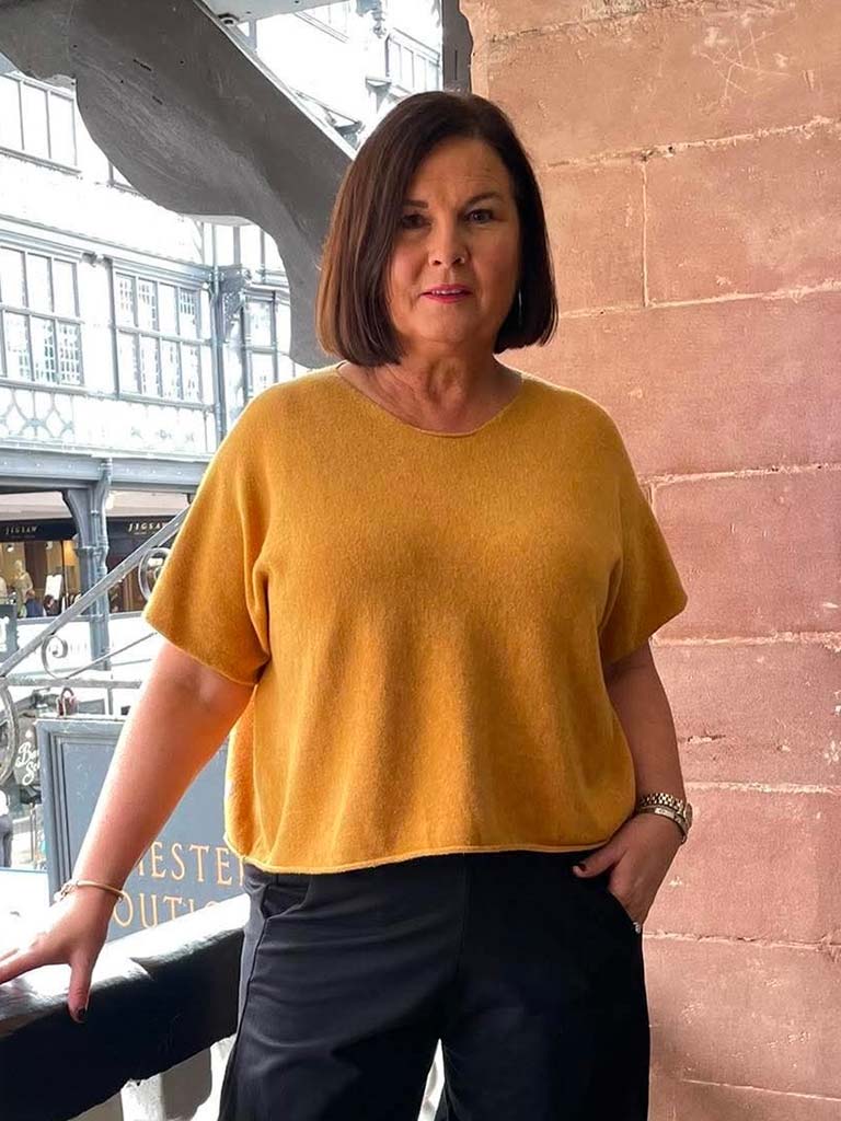 Boxy Knit - Mustard