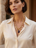 Envy Tree of Life Charm Necklace - Gold