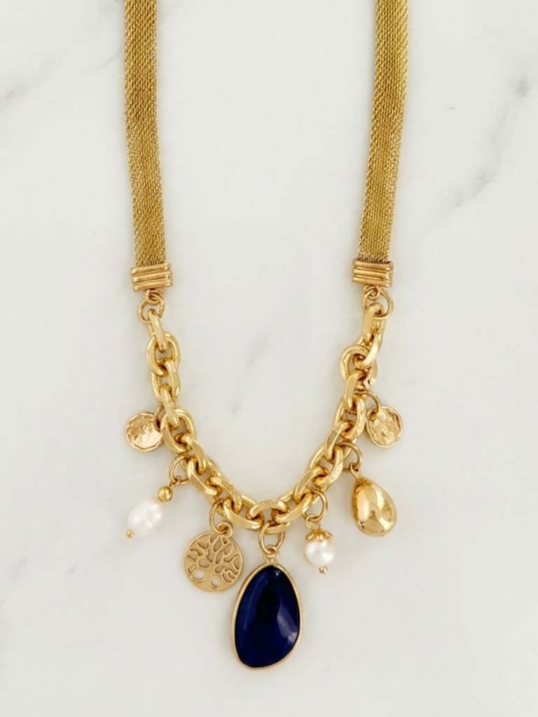 Envy Tree of Life Charm Necklace - Gold