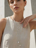 Envy Wraparound Necklace - Silver