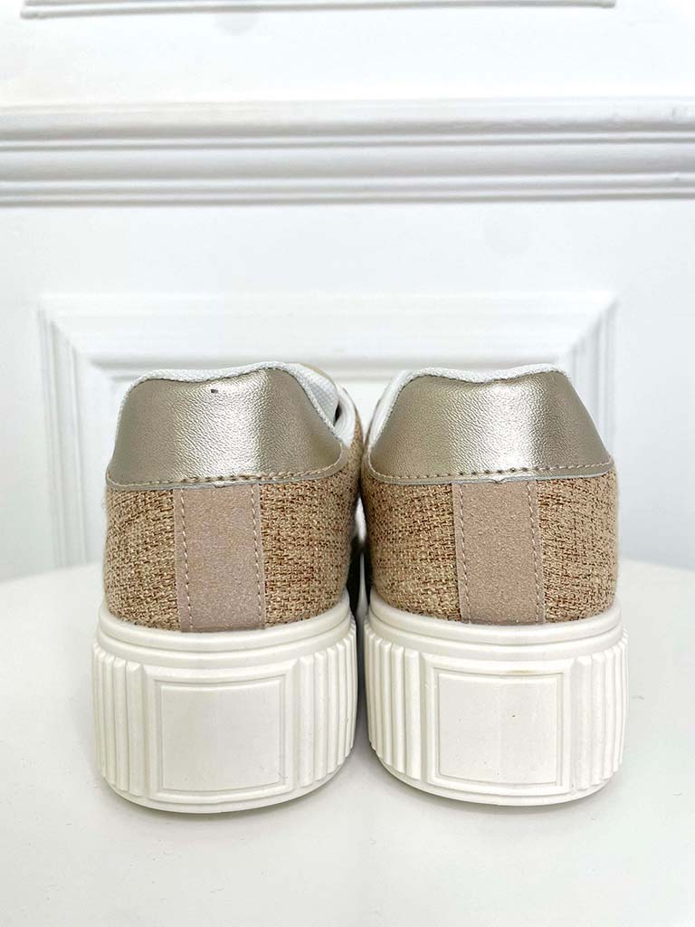 Jute Flatform Trainers