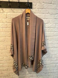 Malissa J Embellished Knit & Scarf - Stone