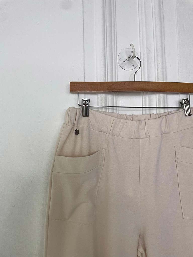 Malissa J Tulip Hem Trousers - Stone