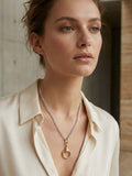 Envy Snaffle Drop Necklace - Gold