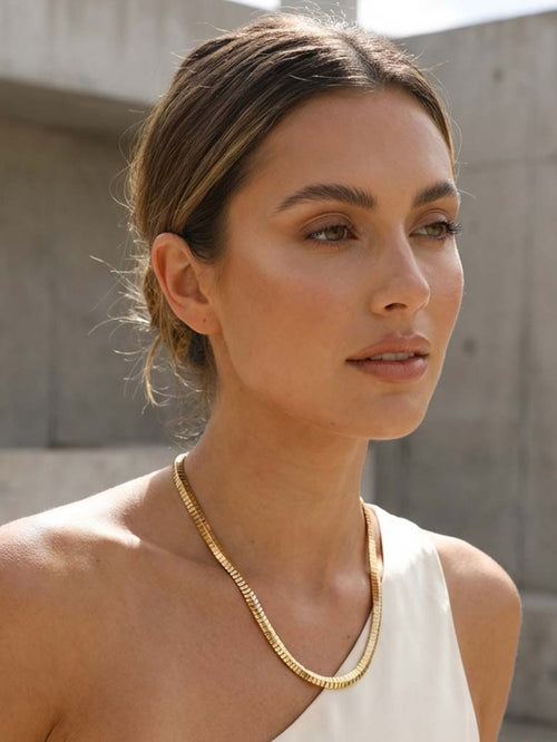 Envy Snake Chain Necklace - Gold