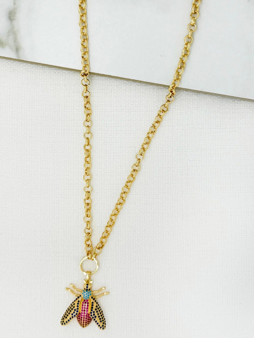 Envy Bee Necklace - Gold