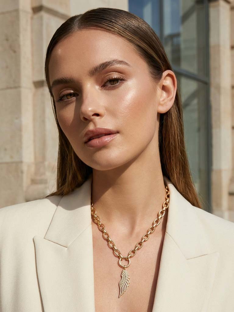 Envy Angel Wing Necklace - Gold