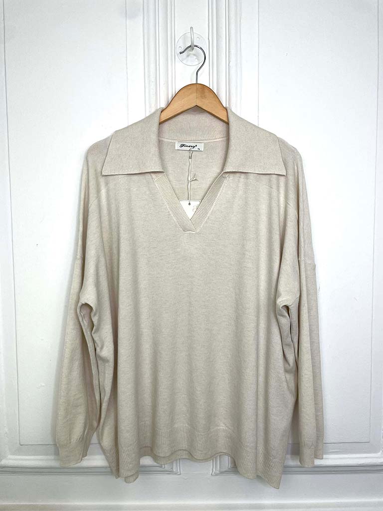 Collared Knit - Parchment