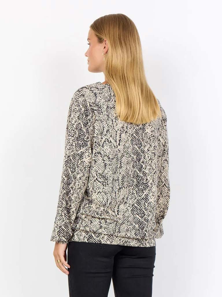 Soya Concept Violet Snake Top