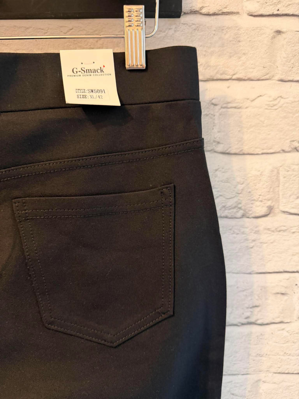 G-Smack Stretchy Ponte Jeggings - Black
