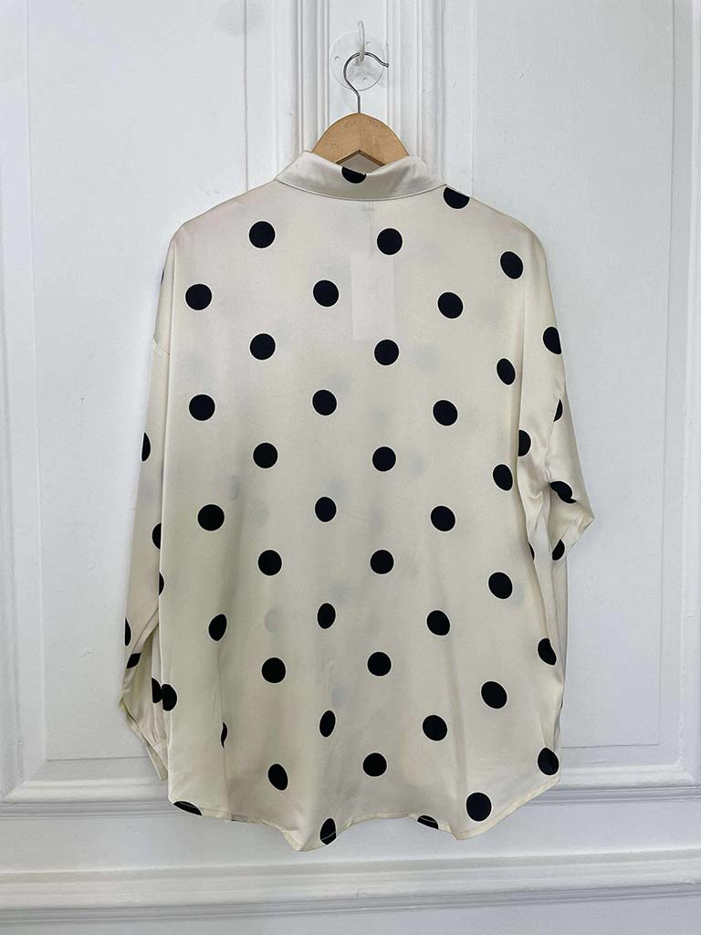 Polka Dot Shirt - Ecru