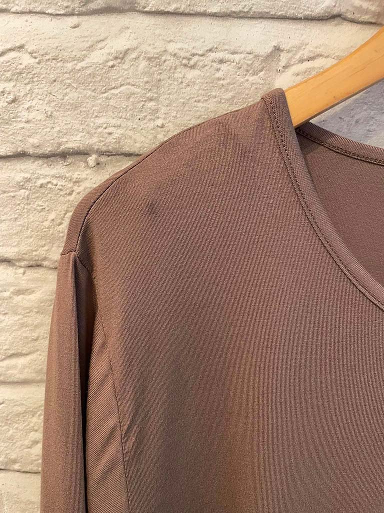 Malissa J Studded Swing Top - Latte