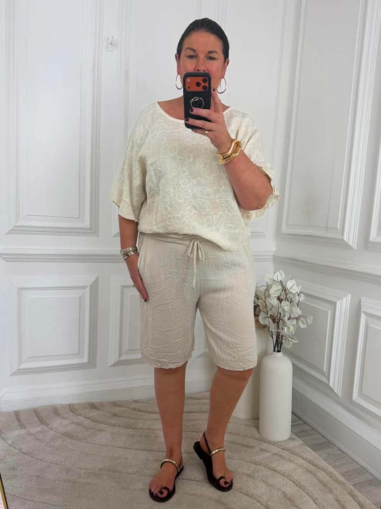 Bermuda Shorts - Stone