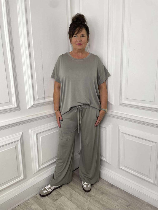 Supersoft Jersey Co-ord - Clay