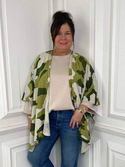 Malissa J Camo Wrap - Khaki