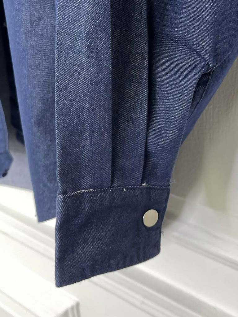 Denim Shacket - Mid Denim