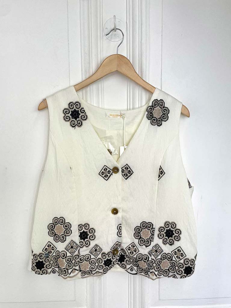 Malissa J Mosaic Waistcoat