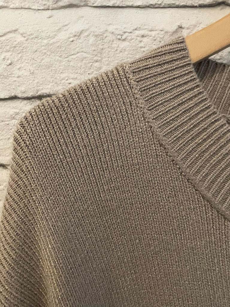 Malissa J Chunky Knit - Mushroom