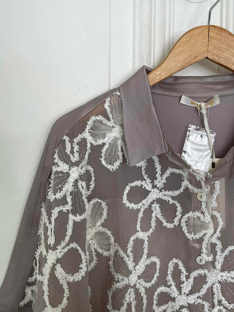 Malissa J Daisy Embellished Shirt