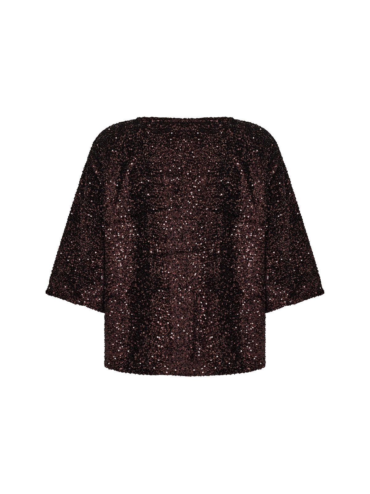 Soya Concept Jasleen Sequin Top - Choco