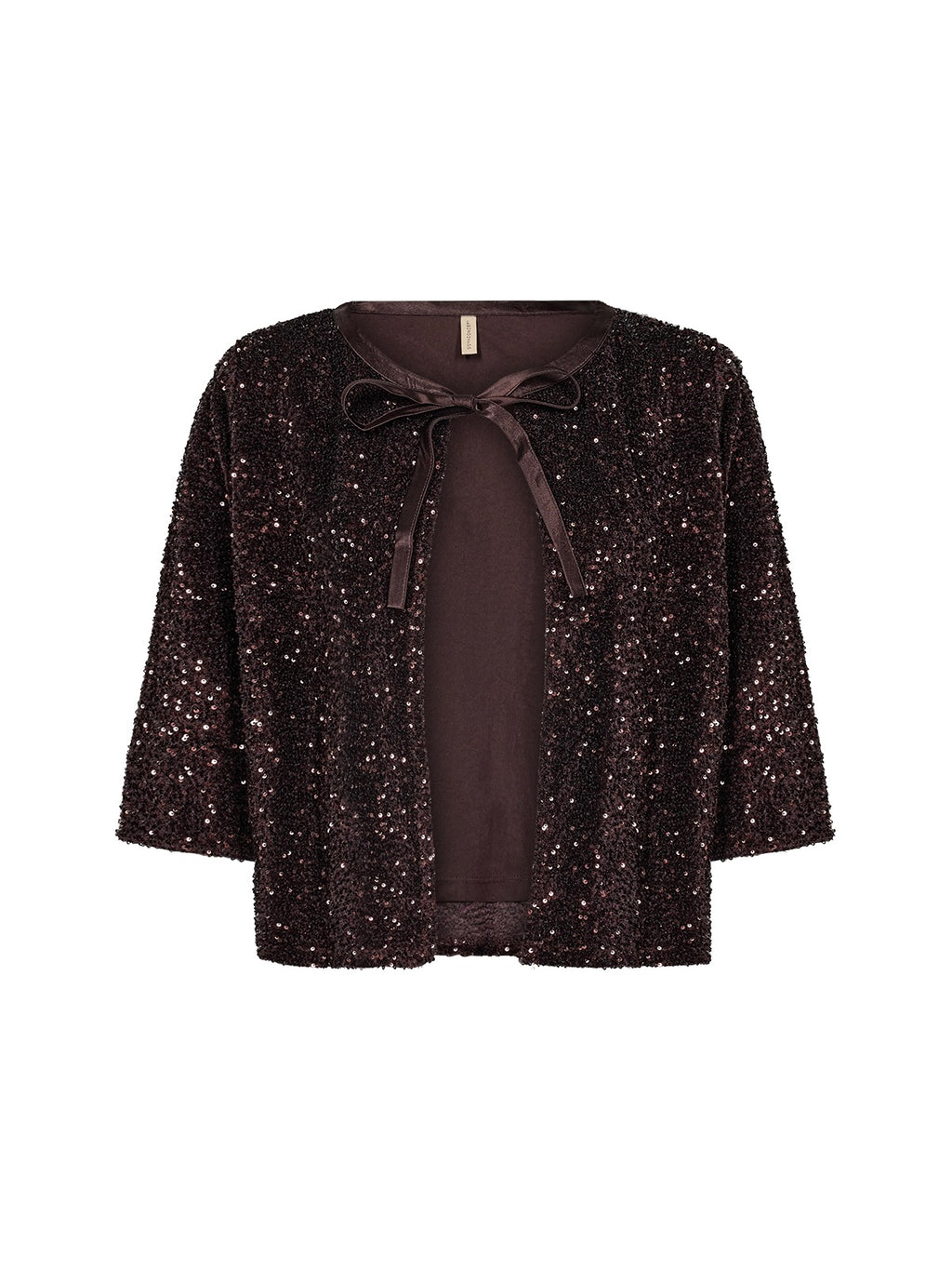 Soya Concept Jasleen Sequin Jacket - Choco