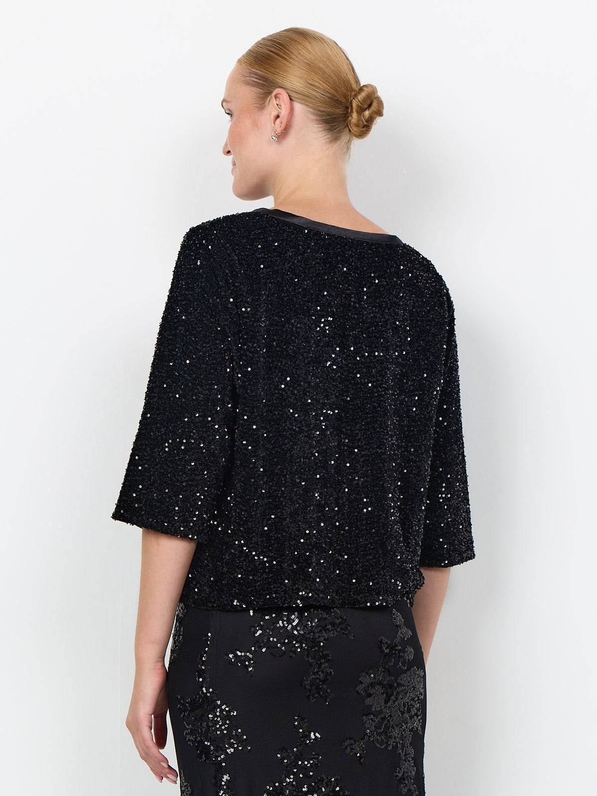 Soya Concept Jasleen Sequin Jacket - Black