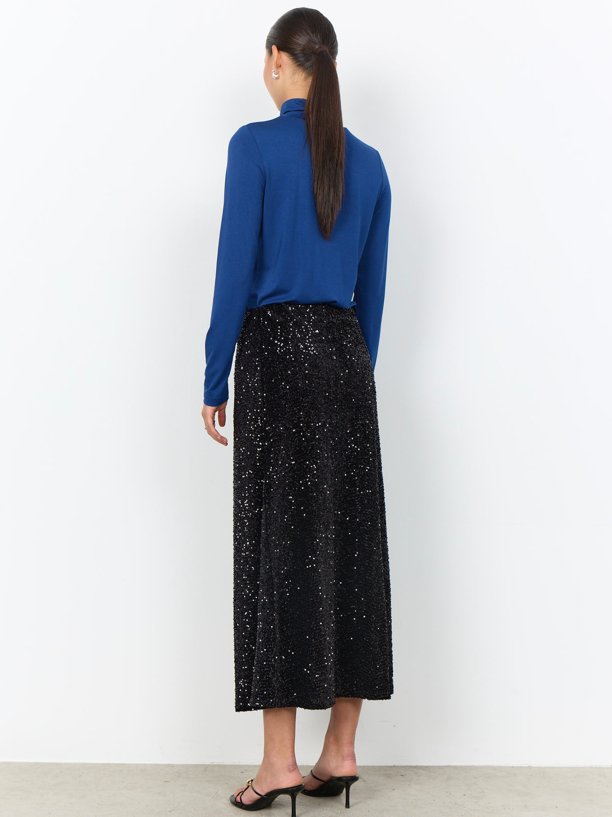 Soya Concept Jasleen Sequin Skirt - Black