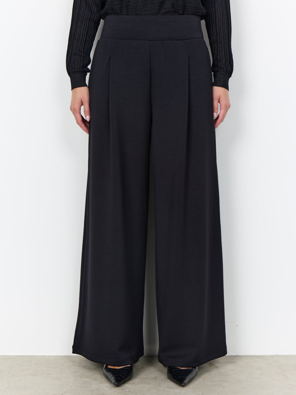 Soya Concept Banu Palazzo Trousers - Black
