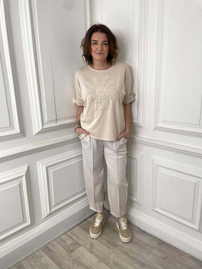 Cocoon Jersey Joggers - Stone