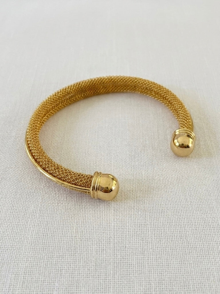 Envy Textured Cuff Bracelet - Gold