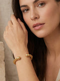 Envy Textured Cuff Bracelet - Gold