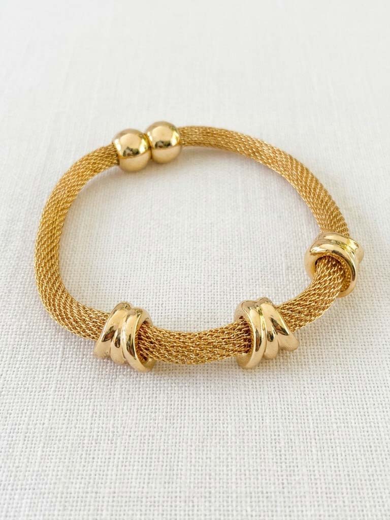 Envy Mesh Chain Bracelet - Gold