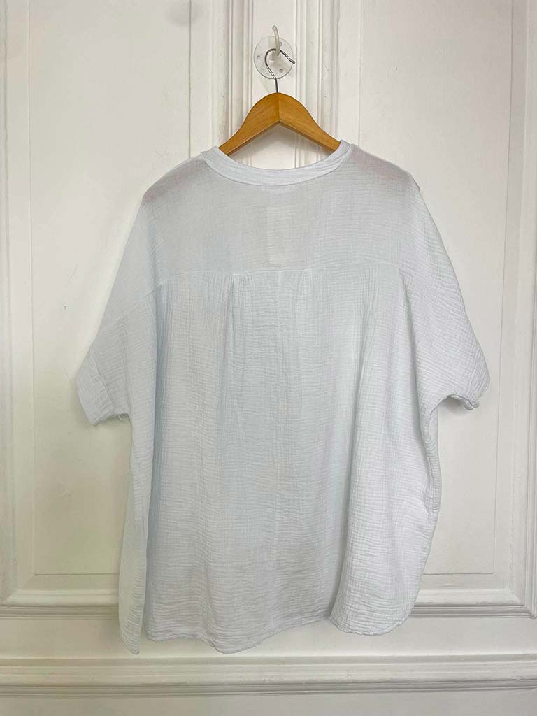 Cloud Cotton Artist Top - White