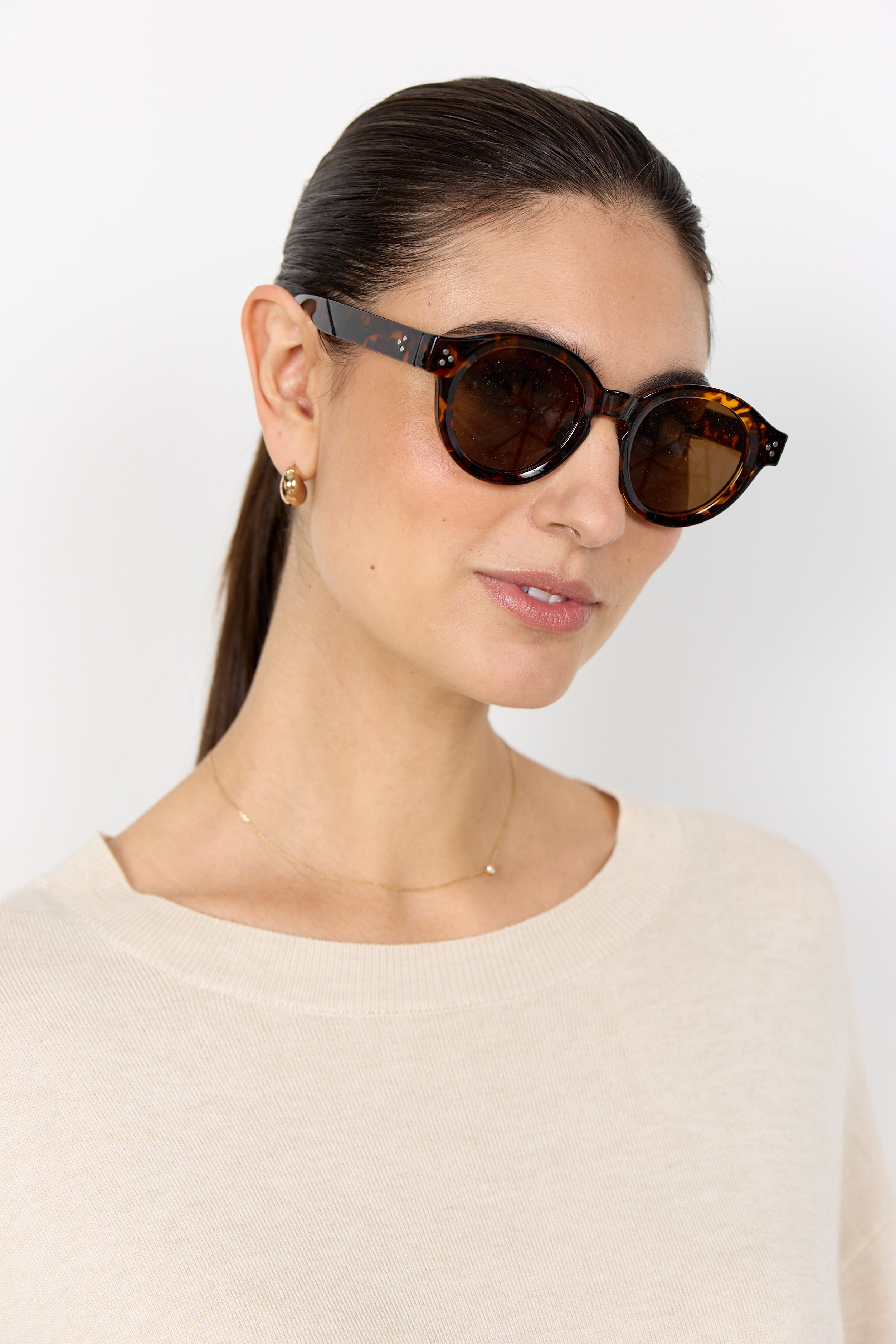 Soya Concept Round Tortoiseshell Sunglasses