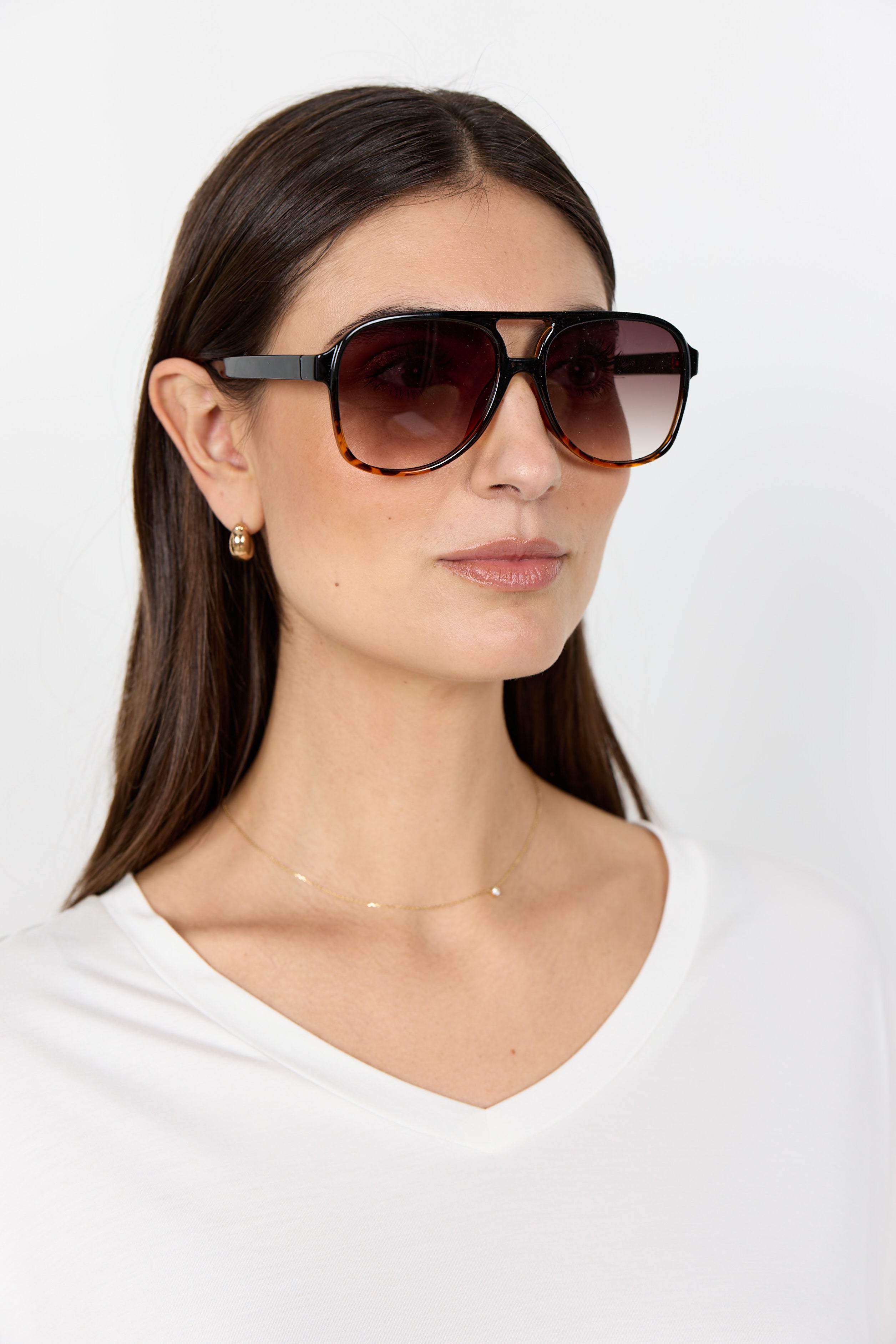Soya Concept Tortoiseshell Aviator Sunglasses