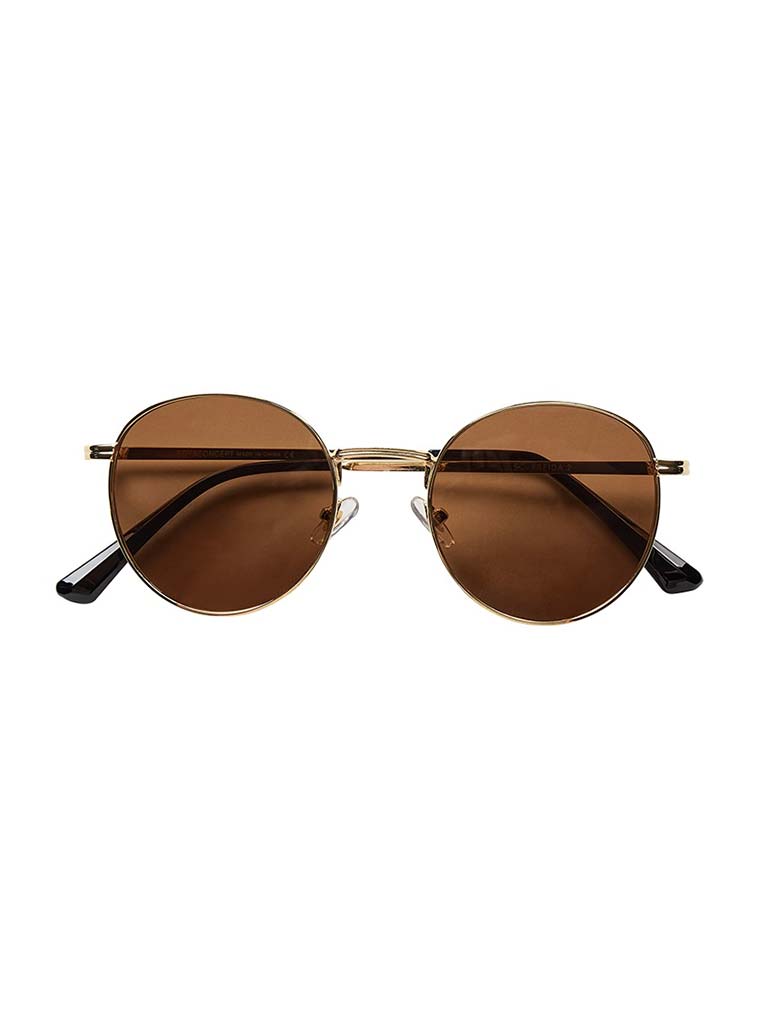 Soya Concept Round Gold Frame Sunglasses