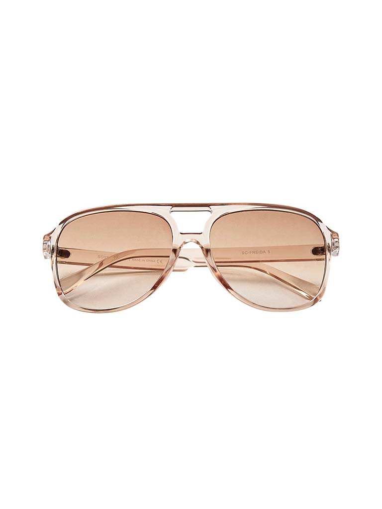 Soya Concept Taupe Aviator Sunglasses