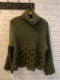 Malissa J Polo Loop Knit - Khaki