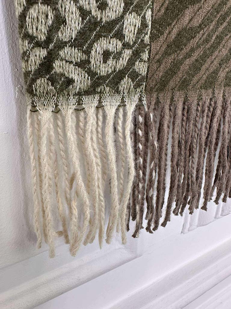 Animal Print Scarf - Khaki