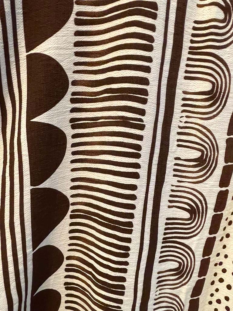 Nomad Print Midi Dress - Chocolate