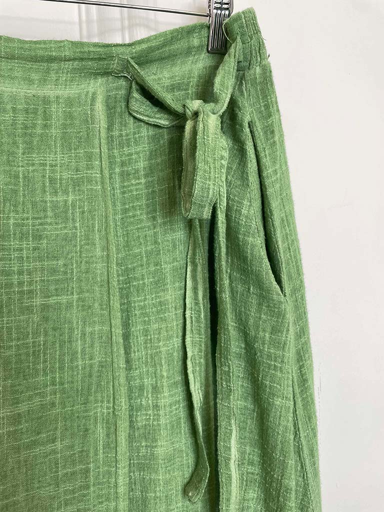 Vintage Wrap Skirt - Pistachio