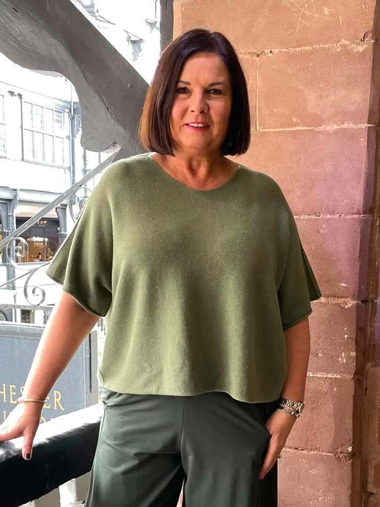 Boxy Knit - Khaki