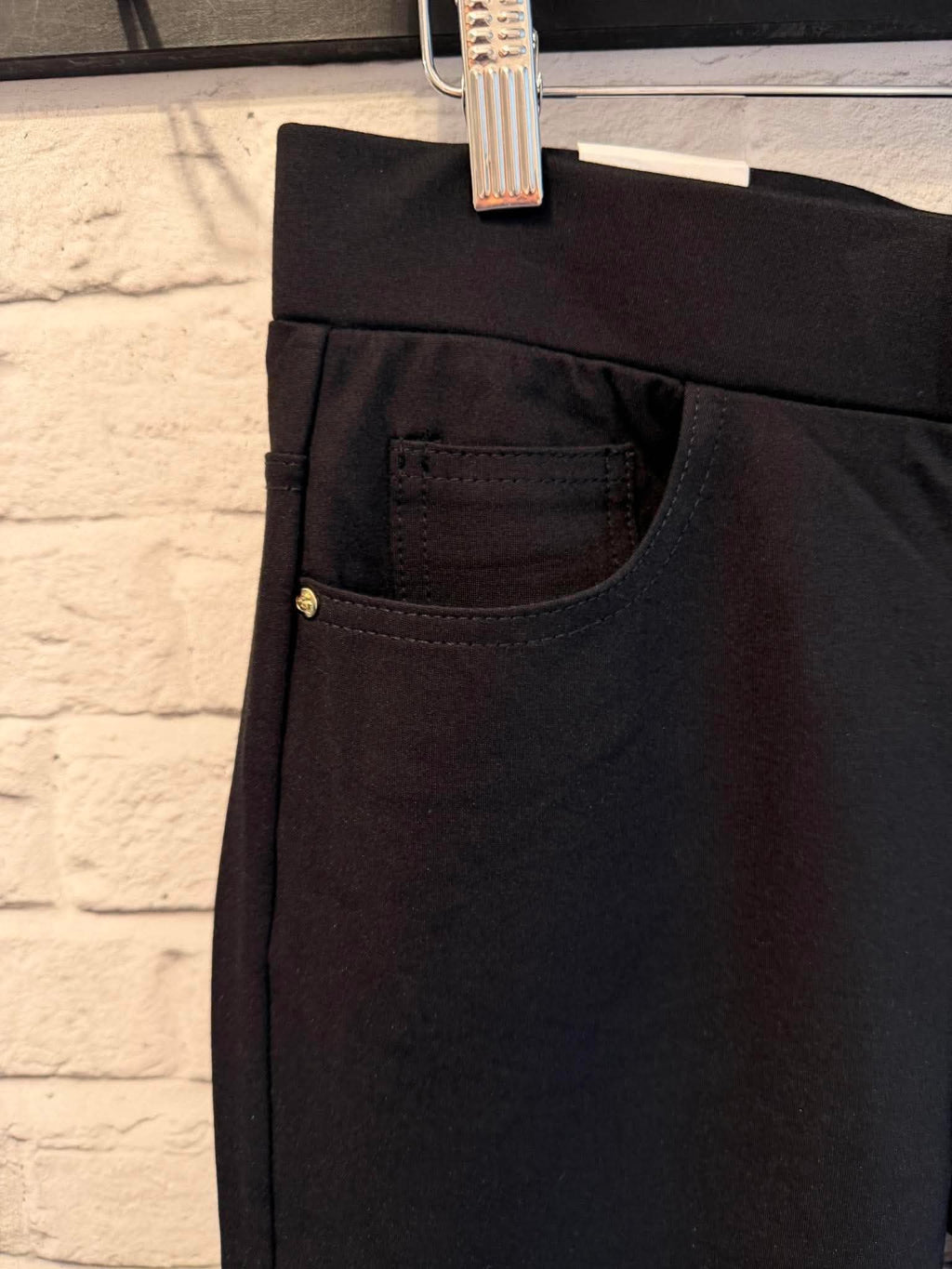 G-Smack Stretchy Ponte Jeggings - Black