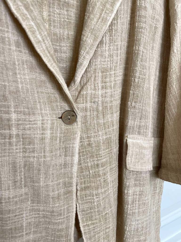 Vintage Relaxed Blazer - Sand